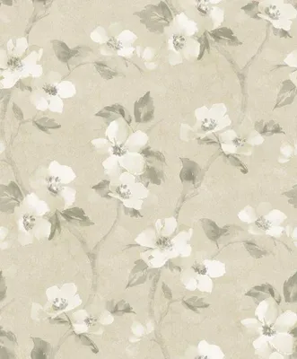 Zdjęcie produktu dla Borastapeter Tapeta kwiaty zielonym - 660241 - 53 cm x 10.05 m