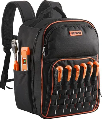 Obrázek produktu pro Nástrojový batoh 49 kapes Odolný batoh pro elektrikáře