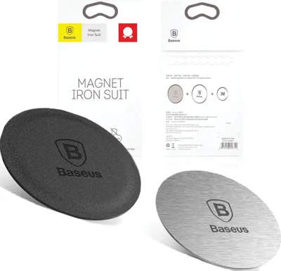 Obrázok produktu pre Baseus Magnetické vrchné kryty pre držiaky do auta Silver