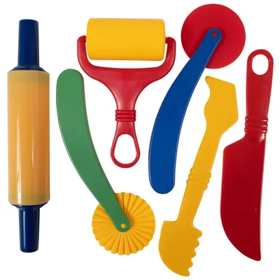 Productafbeelding van 2 LEARN 6 stuks deeggereedschap