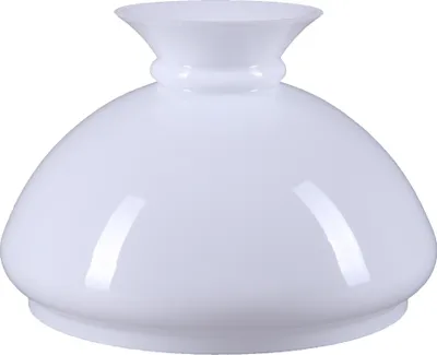 Produktbild von Petroleum Lampenglas Ø 189mm Ersatzglas Weiß Leuchtenglas Glasschirm E27