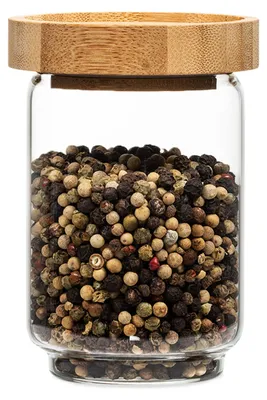 Image de Bocal empilable avec couvercle en bambou 250 ml empilable hermétique