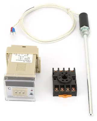 Produktbild von E5C4-R Digitaler Temperaturregler-Thermostat mit K-Typ-Thermoelementsonde