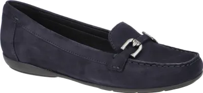 Produktbild von Geox ANNYTAH MOC Damenschuhe - bequeme Slipper - Halbschuhe blau Freizeit NEU