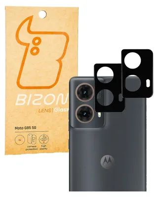 Produktbild von Gehärtetes Glas für die Kamera für Motorola Moto G85 5G, Bizon Glass Silk Lens, 2 Stück