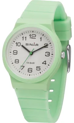 Produktbild von SINAR Jugenduhr Armbanduhr Analog Quarz Mädchen Silikonband XB-18-3 Mint