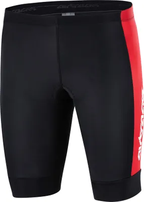 Produktbild von Airtracks Herren Fahrradhose Kurz Pro Line (S - Schwarz-Rot) - ergonomische Radhose - Radlerhose mit 3D AIR FLOW Polster & Quick Dry Funktion
