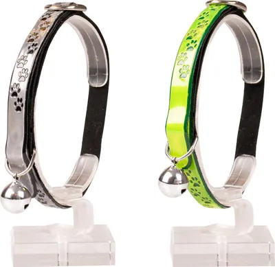 Produktbild von Duvo+ Reflektierendes Katzenhalsband Pfoten PVC
