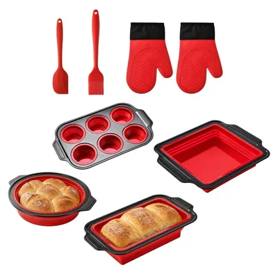 Obrázok produktu pre Stohovateľné silikónové misky do kuchyne