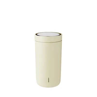 Produktbild von Stelton Thermobecher To Go Click, Edelstahl, Kunststoff, Mellow Yellow, 200 ml, 675-46