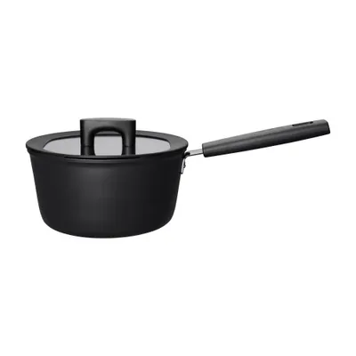 Produktbild von Fiskars Hard Face, 2,5 l, Rund, Schwarz, Aluminium, Schwarz, Keramik, Gas, Halogen, Induktion, Versiegelte Platte