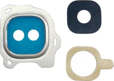 Imagen del producto de Repuesto para Samsung Galaxy J6 J600 (modelo 2018): cubierta de lente de la cámara, color plateado, alta calidad, nuevo