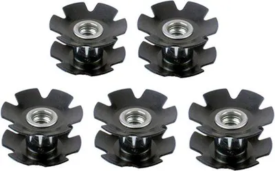 Obrázek produktu pro Panty pro horská kola – 5 kusů – kovové – černé – univerzální – pro kola Velobike, 29 mm