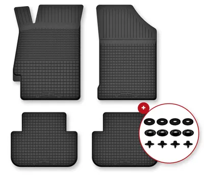 Immagine prodotto di Tappetini gomma vasca per Kia Carens I 1999-2006 Set 4 pezzi con clip