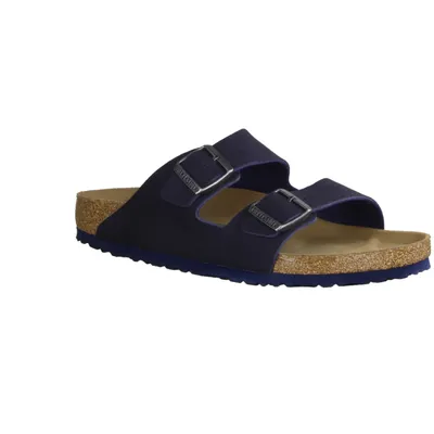 Produktbild von Birkenstock Arizona Vegan 1023116 Pantolette, Herren, Leder, Blau, normale Weite - Herrenschuhe Sandale / Pantolette, Blau