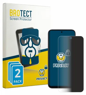 Produktbild von 2x BROTECT Sichtschutzfolie für Vivo Y31D Pro Anti-Spy Privacy Sichtschutz Blickschutz Folie Blaulicht-Schutz