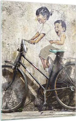 Produktbild von Bilder auf glas - Einteilig - Graffiti modern - 50x70cm - Glasbilder - Wandbilder - Bilder - zum Aufhängen bereit - Wanddekoration aus Glas - Glas Bilder - Wandbild auf Glas - GPA50x70-3617