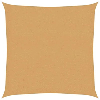 Produktbild von Sonnensegel 160 g/m² Quadratisch Sandfarbe 3x3 m HDPE