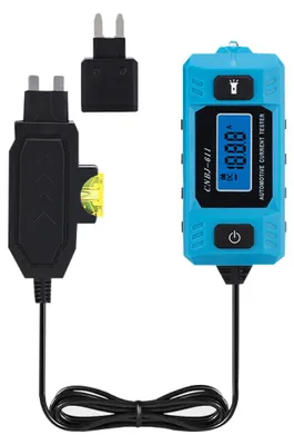 Productafbeelding van CNBJ-611 Autostroomtestapparaat, autostroomlekdetector, foutzoeker, met blauw LCD-scherm met achtergrondverlichting en voorlicht