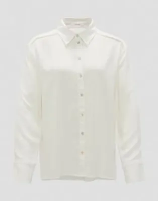 Produktbild von Seidenbluse für Damen in unifarben