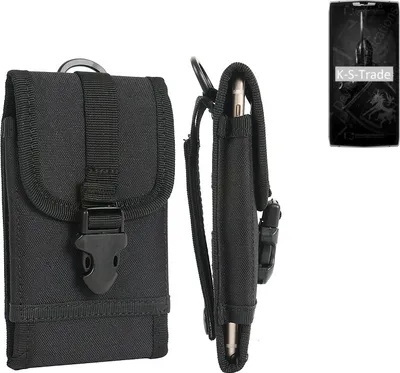 Produktbild von K-S-Trade Handyhülle kompatibel mit Doogee BL9000 Gürteltasche Holster Handytasche Gürtel Tasche Schutzhülle Robuste Handy Schutz Hülle Tasche