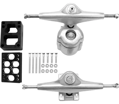 Immagine prodotto di Asse per surfskate S6, colore rosso, con kit di guarnizioni argentate