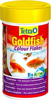 Zdjęcie produktu dla Tetra Goldfish Colour Flakes 250ml - podstawowy pokarm dla złotych rybek Tetra