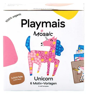 Produktbild von PlayMais Mosaic Unicorn, Bastelset für Kinder, 5 Jahr(e), Mehrfarbig, 2300 Stück(e)