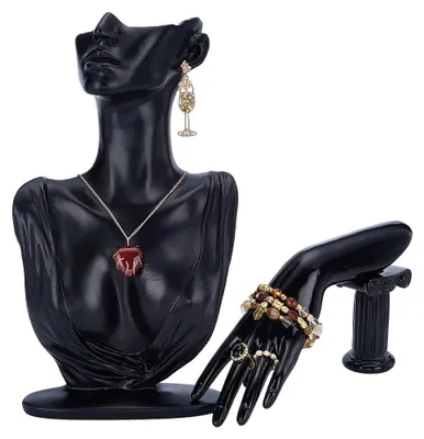 Produktbild von Set aus 2 Schmuckdisplay-Ständern - Modelles für Ketten und Ringe
