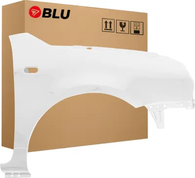 Image de BLU Aile Compatible avec VW Volkswagen Lupo LB9A Droite Weiss CandyWeiss | 1998-2005 | Avant | Peint| Prêt à Monter | Acier