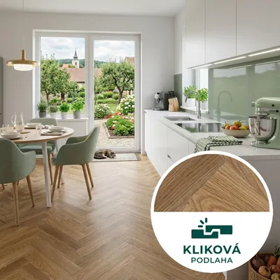 Obrázok produktu pre 0,94 m² Vinylová podlaha kliková Canadian Design Herringbone London