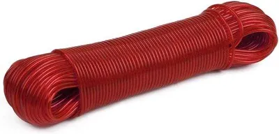 Produktbild von Wäscheleine 50 Meter mit Stahlkern - Rot