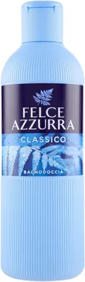 Produktbild von 12x Paglieri Felce Azzurra Klassisches Duschgel unverwechselbares Parfüm spendet der Haut Feuchtigkeit - 650 ml + Italian Gourmet polpa 400g