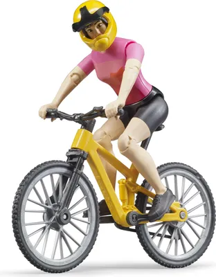 Obrázek produktu pro Horské kolo BRUDER bworld s cyklistou 0
