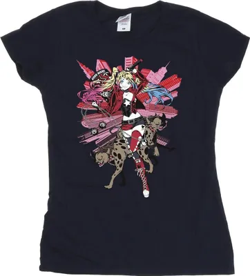 Produktbild von DC Comics - T-Shirt für Damen BI11090 (XXL) (Marineblau)