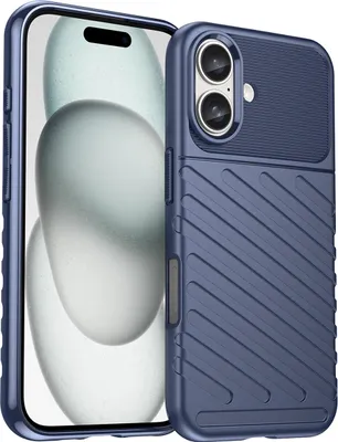 Obrázek produktu pro Silikonové pouzdro Thunder pro Iphone 16 - modré
