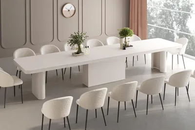 Produktbild von Design Esstisch Tisch Portono XXL ausziehbar 160 bis 412 cm Esszimmer