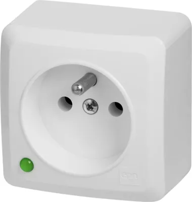 Obrázek produktu pro Zásuvka 2P+Z n/t IP20, bílá BERG