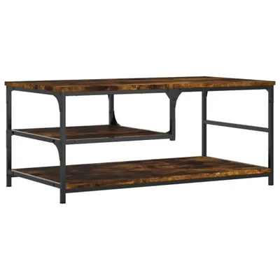 Immagine prodotto di Tavolino da Salotto Rovere Fumo 90x49x40 cm Legno Multistrato