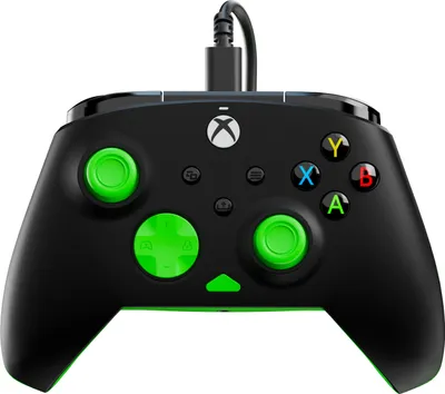 Produktbild von Turtle Beach Rematch Core Schwarz/Grün Wired Gaming Controller – Lizenziert für Xbox Series X und S, Xbox One und Windows PCs, Gamepad, PC, Xbox, Xbox One, Xbox Series S, Xbox Series X, D-Pad, Schaltfläche Optionen, Kabelgebunden, USB, USB Typ-C