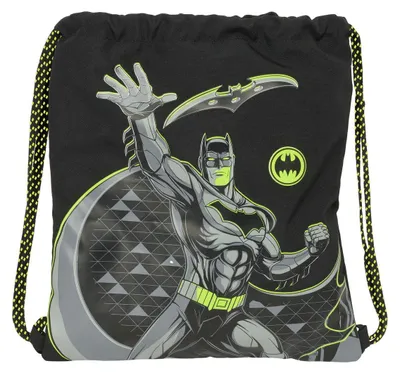Produktbild von Rucksacktasche mit Bändern Batman Game over Schwarz 35 x 40 x 1 cm