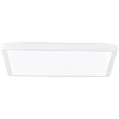 Produktbild von BRILLIANT weißes LED Panel SORELL |dimmbare Deckenlampe mit Memory Funktion und Timer | Lichtfarbe einstellbar über Fernbedienung | 18W 2300 Lumen 3000 - 6500 Kelvin | Kunststoff | 29,5x29,5cm