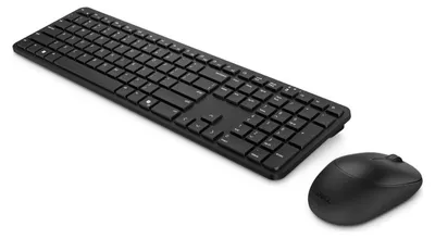 Imagen del producto de DELL Pro 5 KM526, inalámbrico, tecnología RF, teclado con teclas de tipo "plunger", distribución QWERTY, color negro, incluye ratón