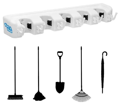 Produktbild von Wandhalterung für Werkzeuge mit 5 Schlitzen und 6 Haken