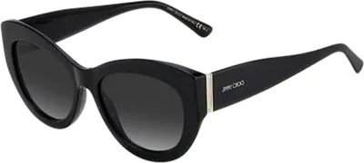 Produktbild von Jimmy Choo Xena-s-807-9o Damen-sonnenbrille Schwarz  Mann Schwarz One Size