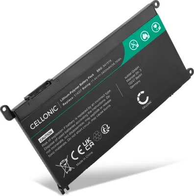 Produktbild von CELLONIC 1x Akku für Notebook Kompatibel mit Dell Chromebook 11, Chromebook 11 3180, Chromebook 11 3181, 51KD7 - (3400mAh, 11.4V)