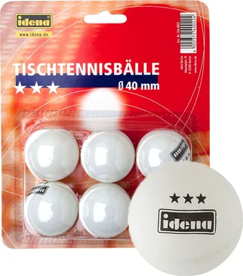Produktbild von 6 Idena Tischtennisbälle weiß