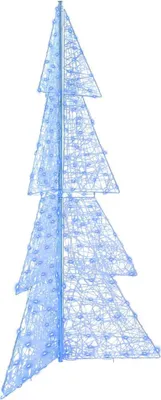Obrázok produktu pre Vianočný stromček s 240 LED-i Modrá 180 cm Akryl