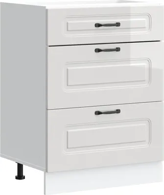Imagen del producto de Armario bajo de cocina Kalmar blanco brillante