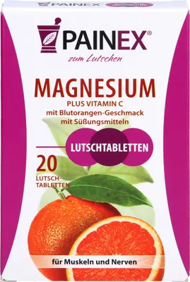 Immagine prodotto di PAINEX Magnesio più Vitamina C pastiglie, 20 compresse